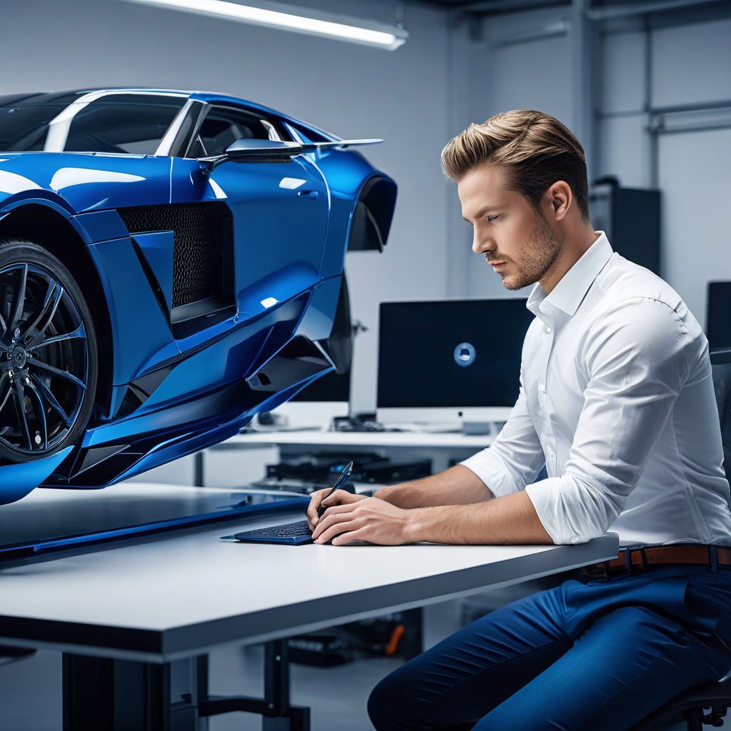 AI Automotive CAD Designer at work