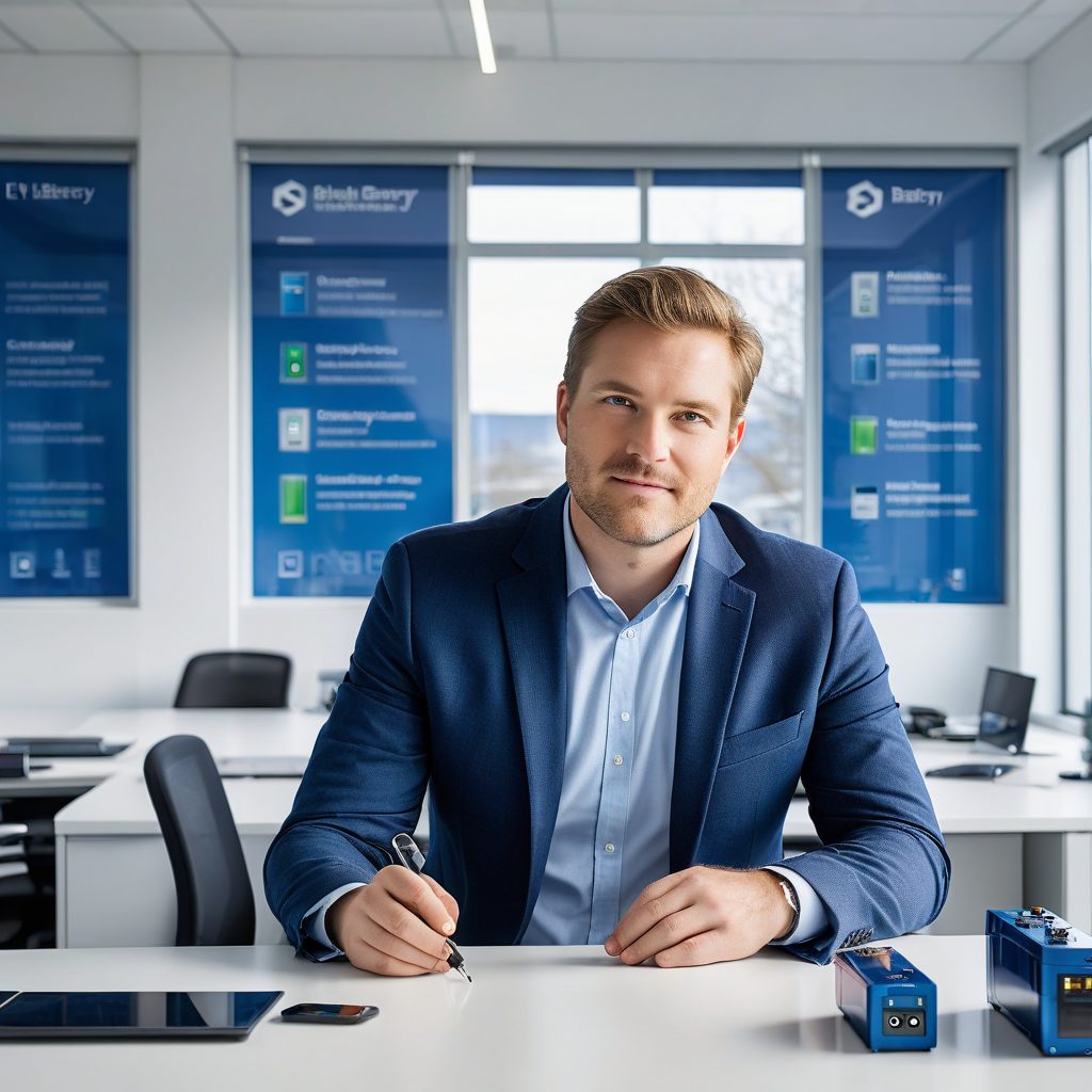 AI EV Battery Engineer at work