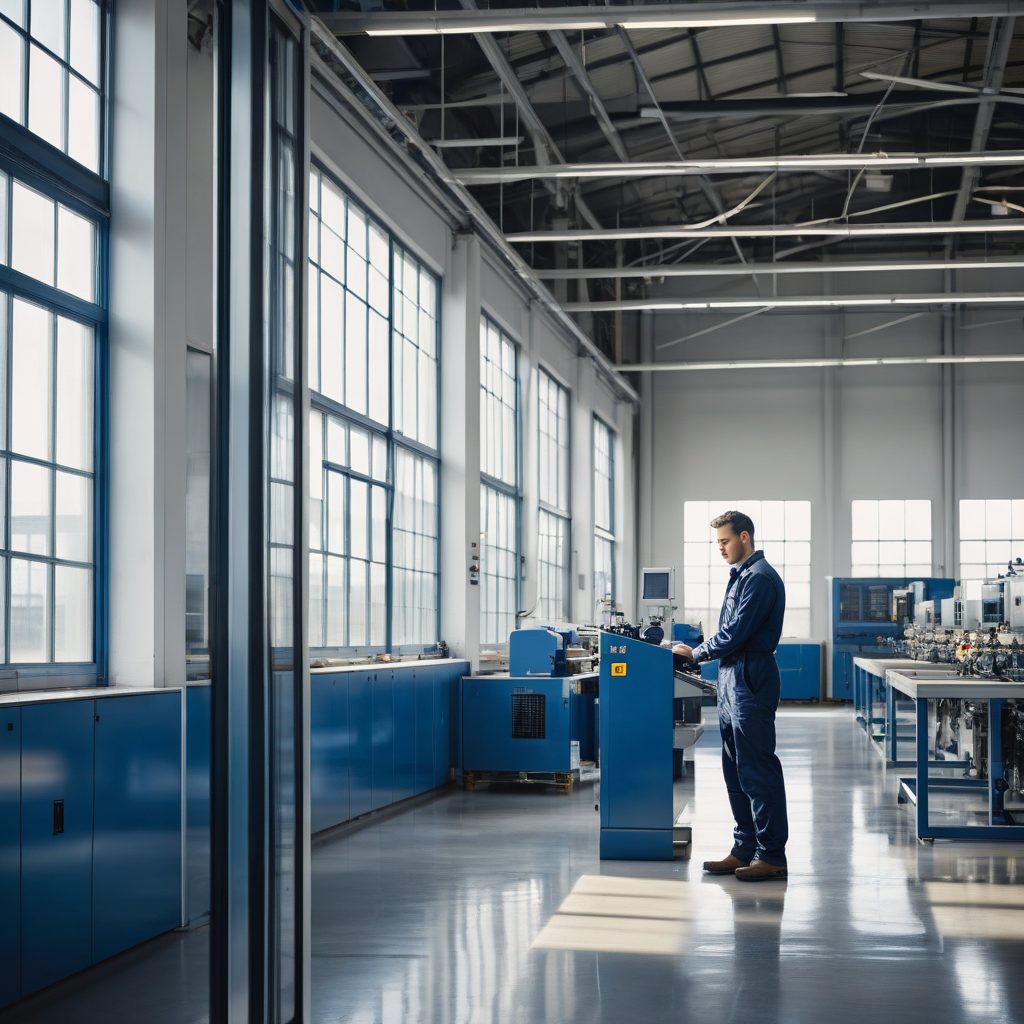 AI Manufacturing Process Engineer at work