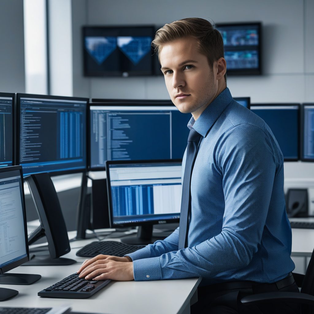AI Information Security Analyst at work
