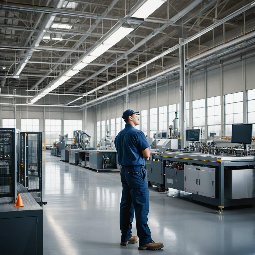 AI Manufacturing Engineer at work