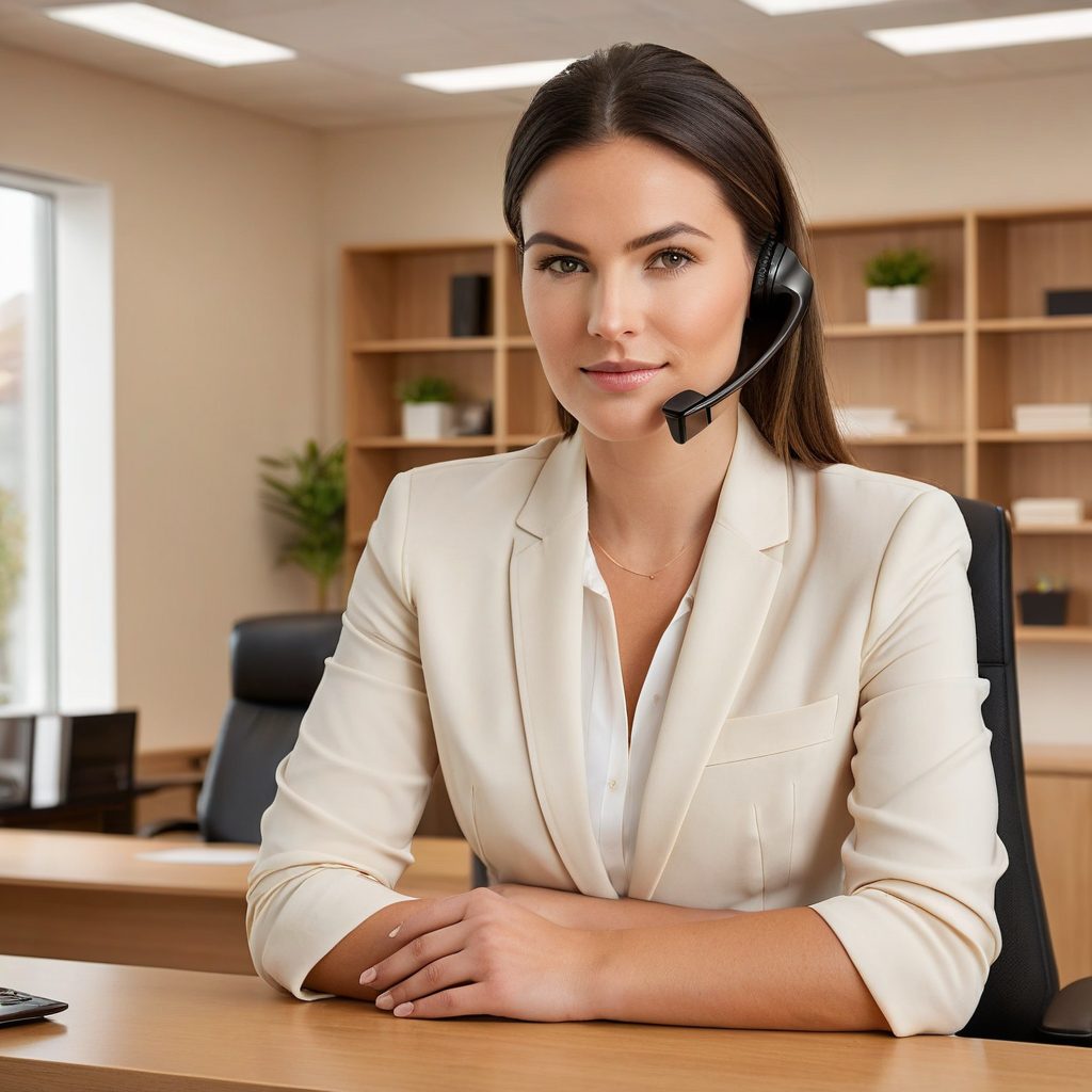 AI Customer Service Representative at work