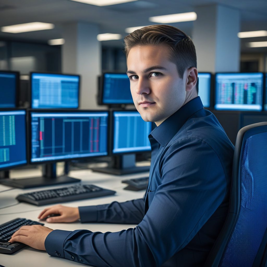 AI Network Security Engineer at work